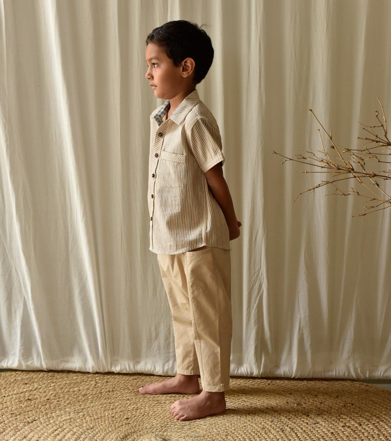 Stripe all day shirt - Khara Kapas