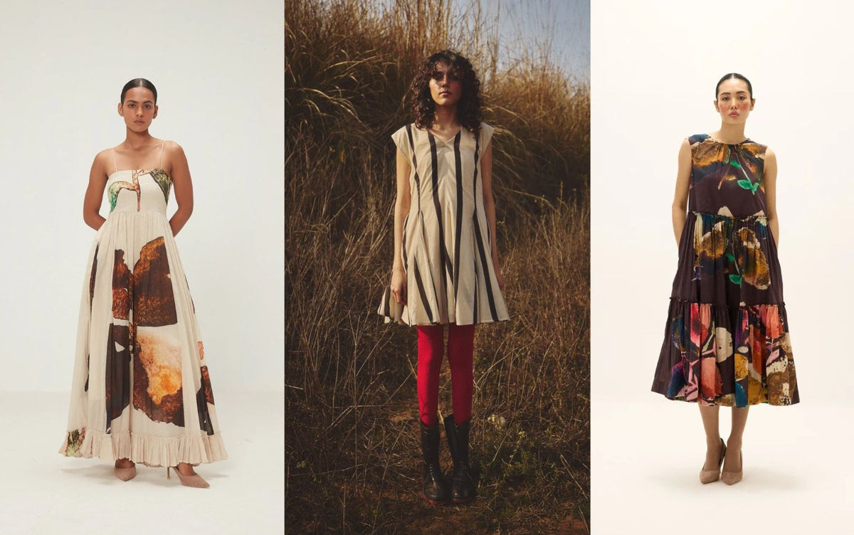 Designer cotton dresses