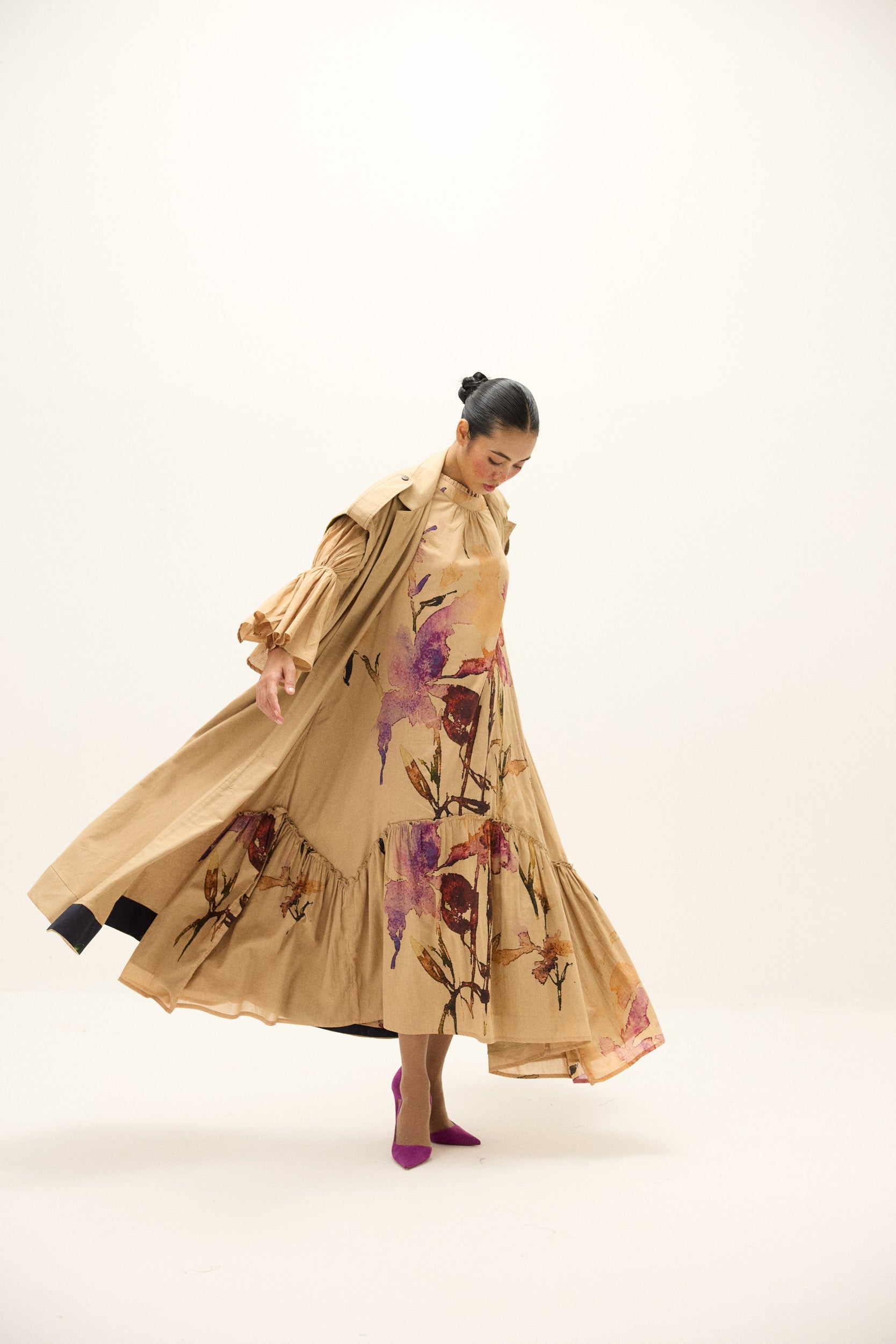 Chestnut Trench Coat