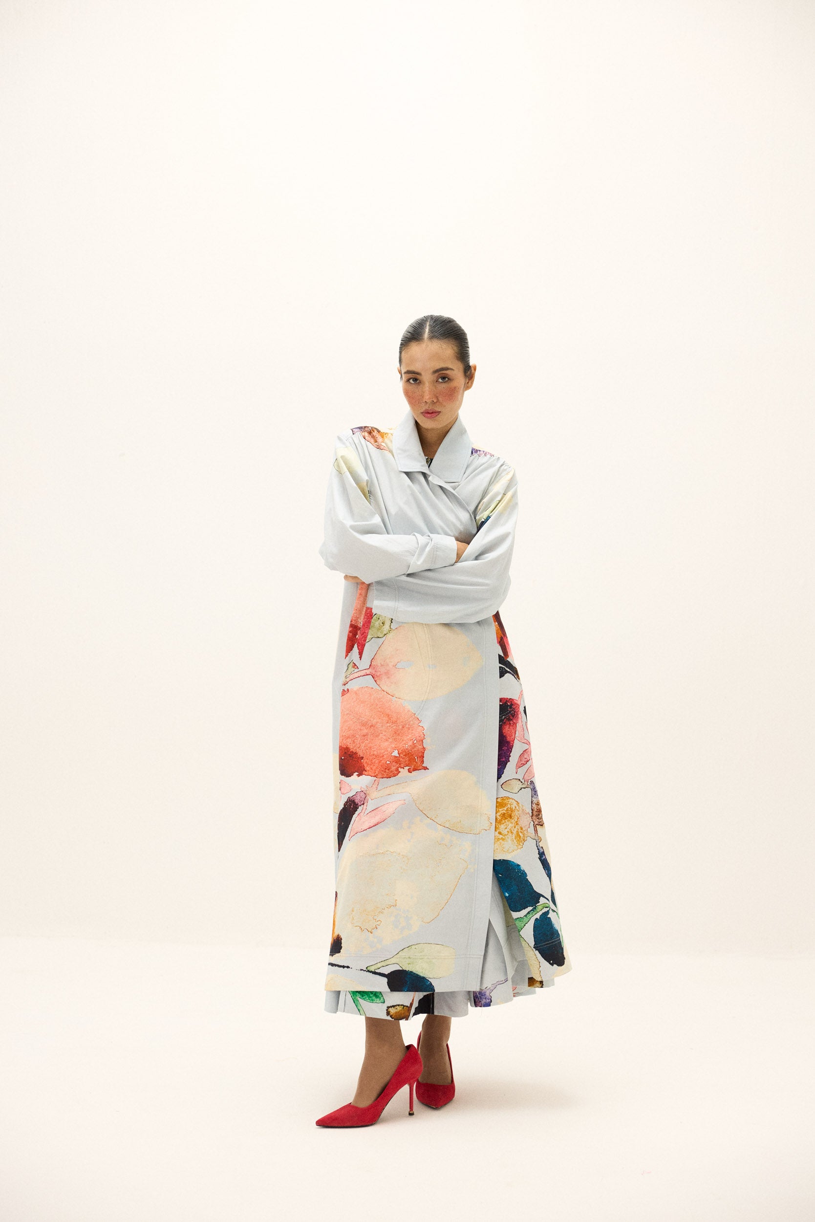Pastel Aura Trench Coat