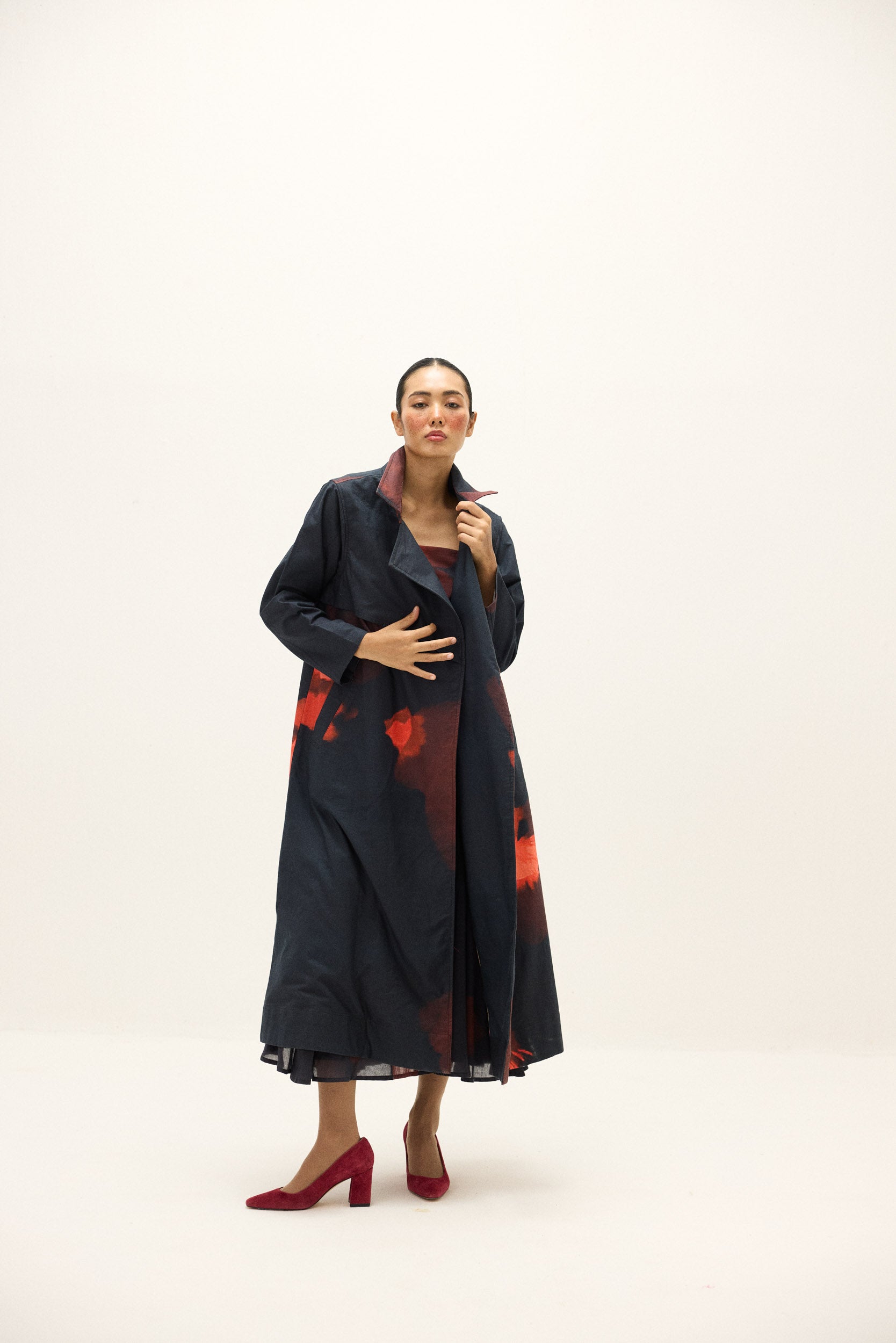 Rouge Trench Coat