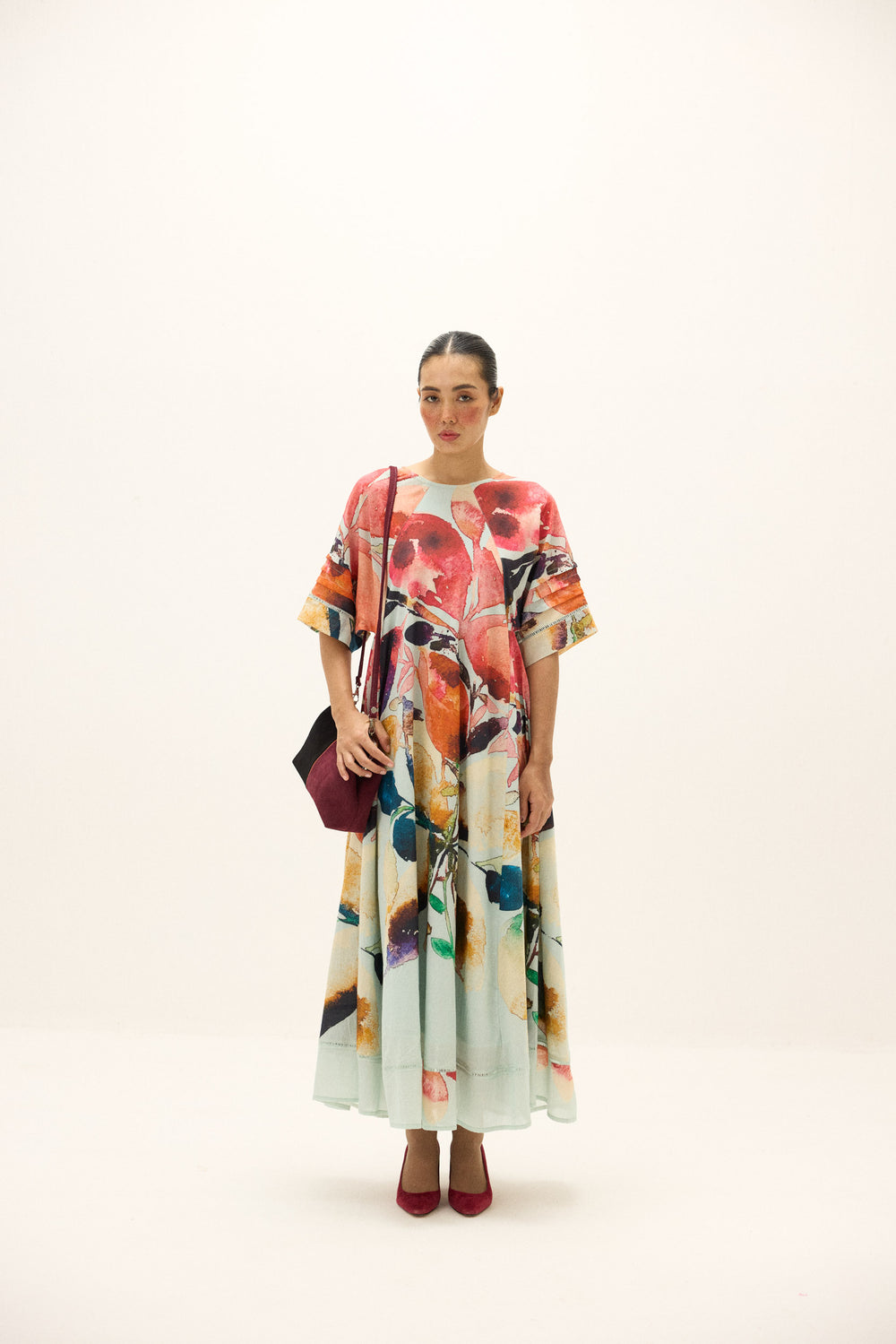 Khara Kapas garment featuring a print adapted from original artwork