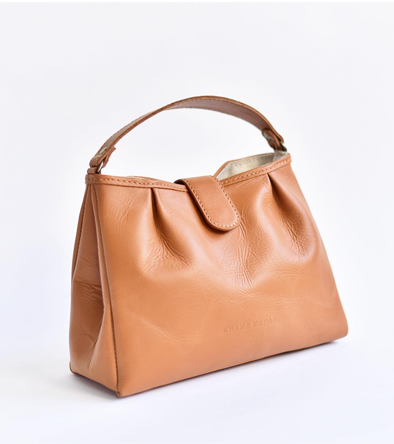 Chestnut bucket bag | Relove - Khara Kapas