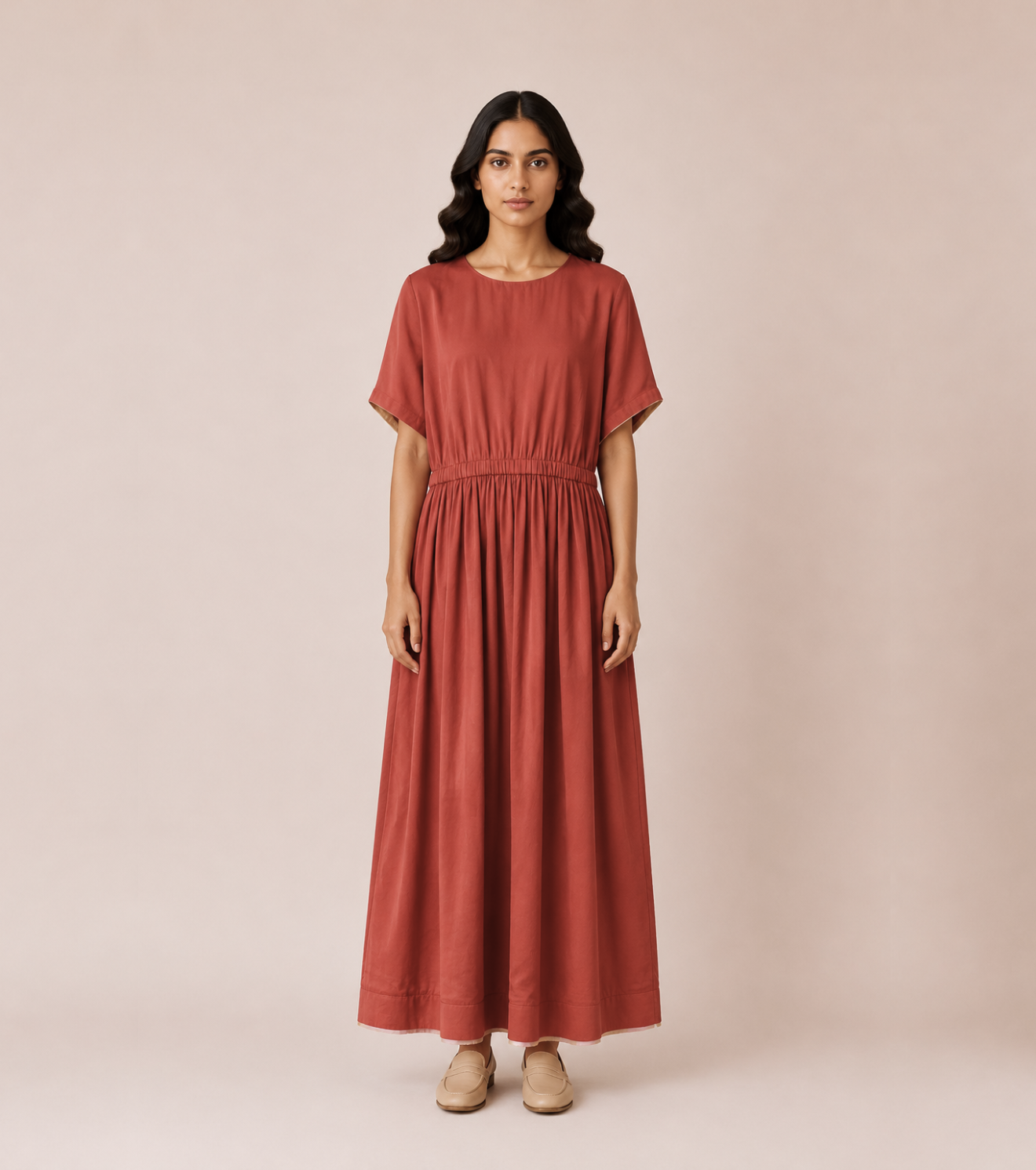 Cinnamon Swing Dress