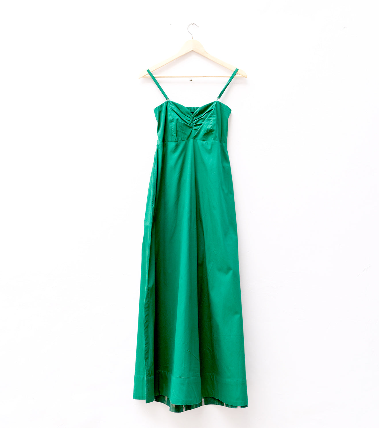 Poplin Verde Dress