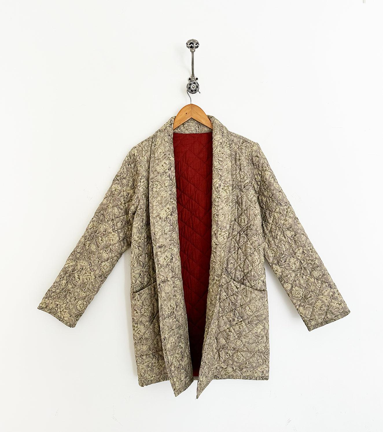 Stone floral blazer - Khara Kapas