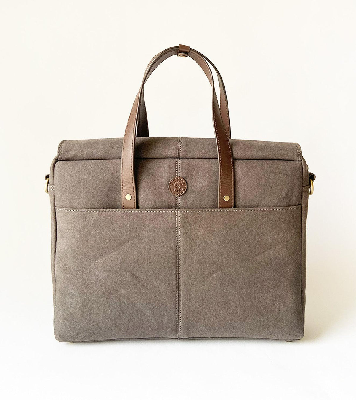 Charcoal briefcase - Khara Kapas