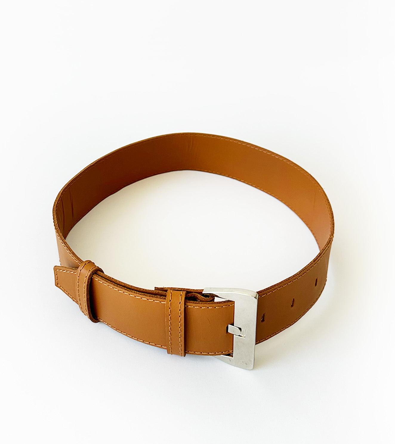 Wren leather belt