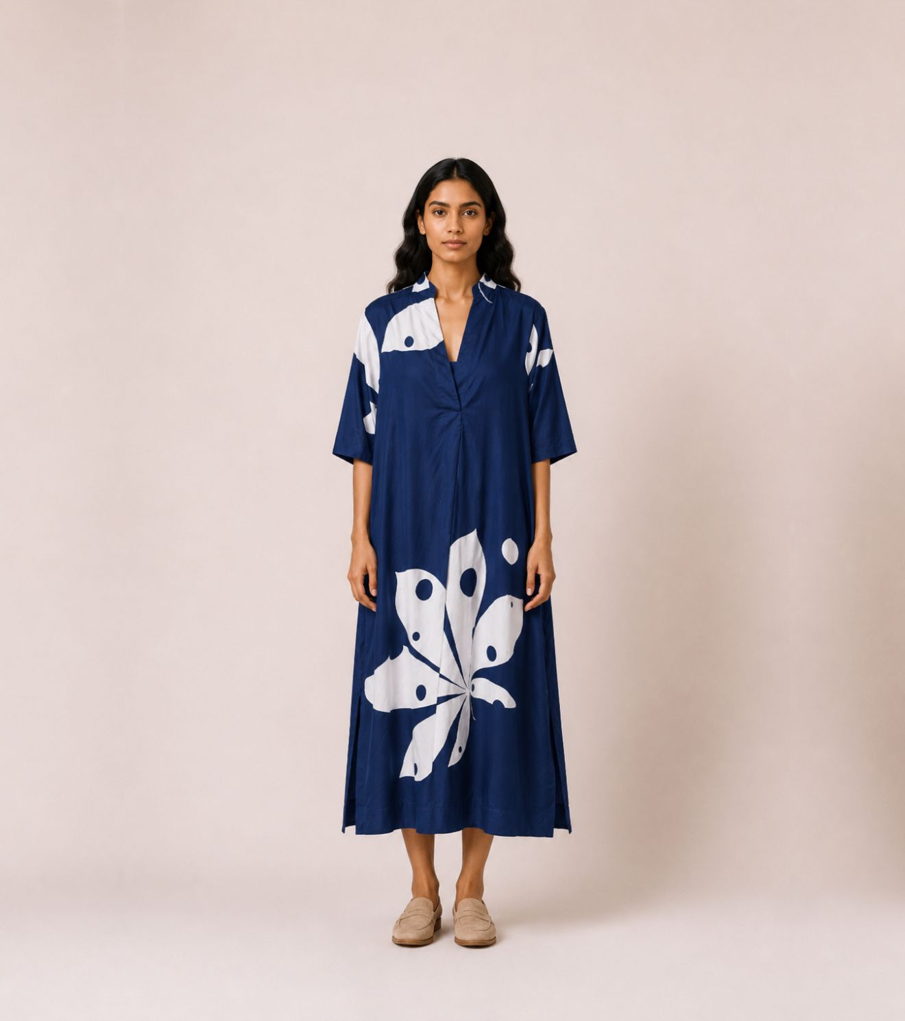Indigo Bloom Dress