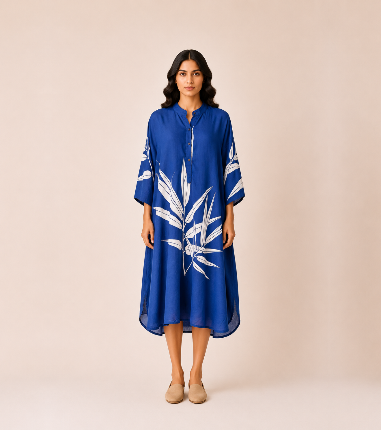 Midday Sky Shirt Dress