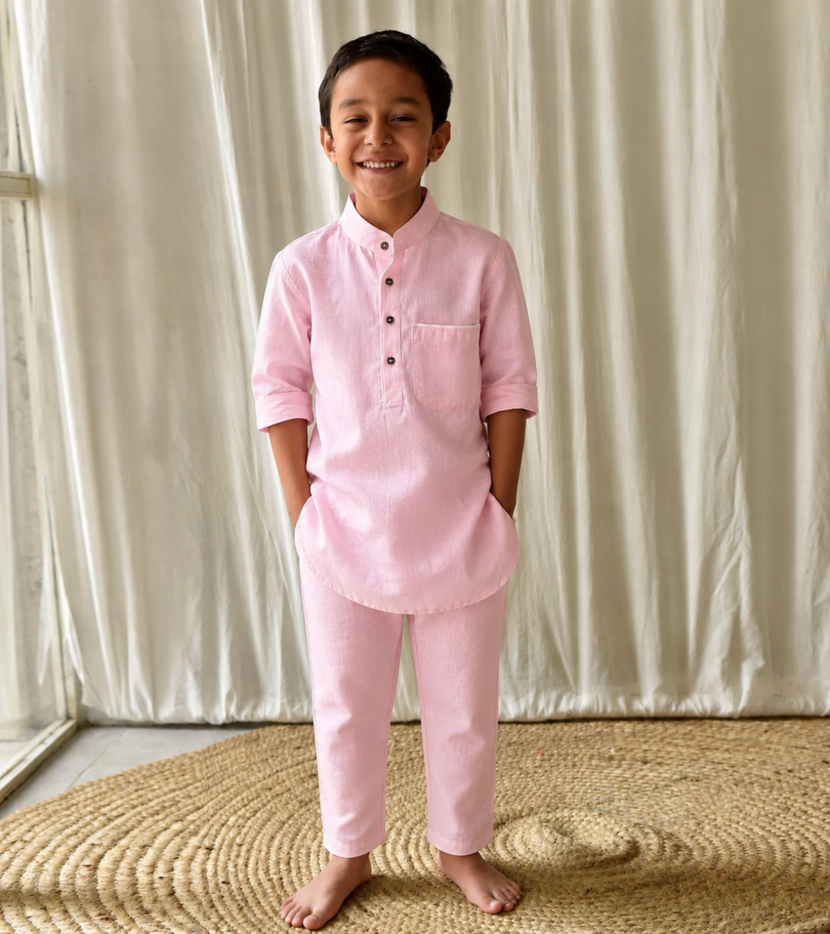 Rose Petal Kurta Set