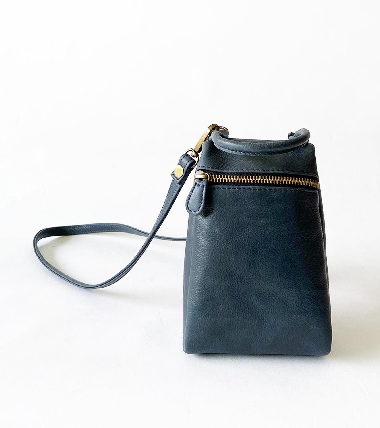 Blue teal crossbody bag - Khara Kapas