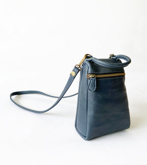 Blue teal crossbody bag