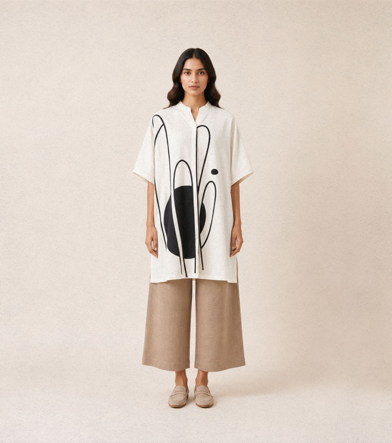 Coralwine Tunic