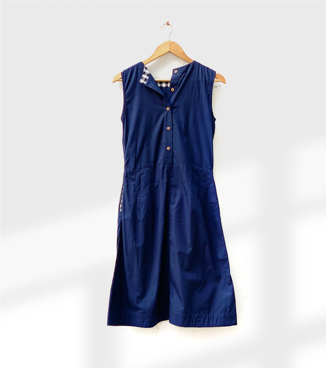 Indigo Fold Dress