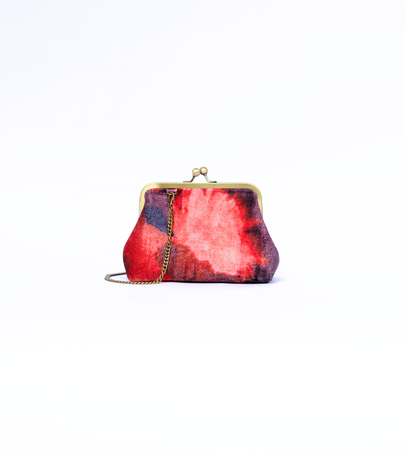 Red Petal Mini Clutch