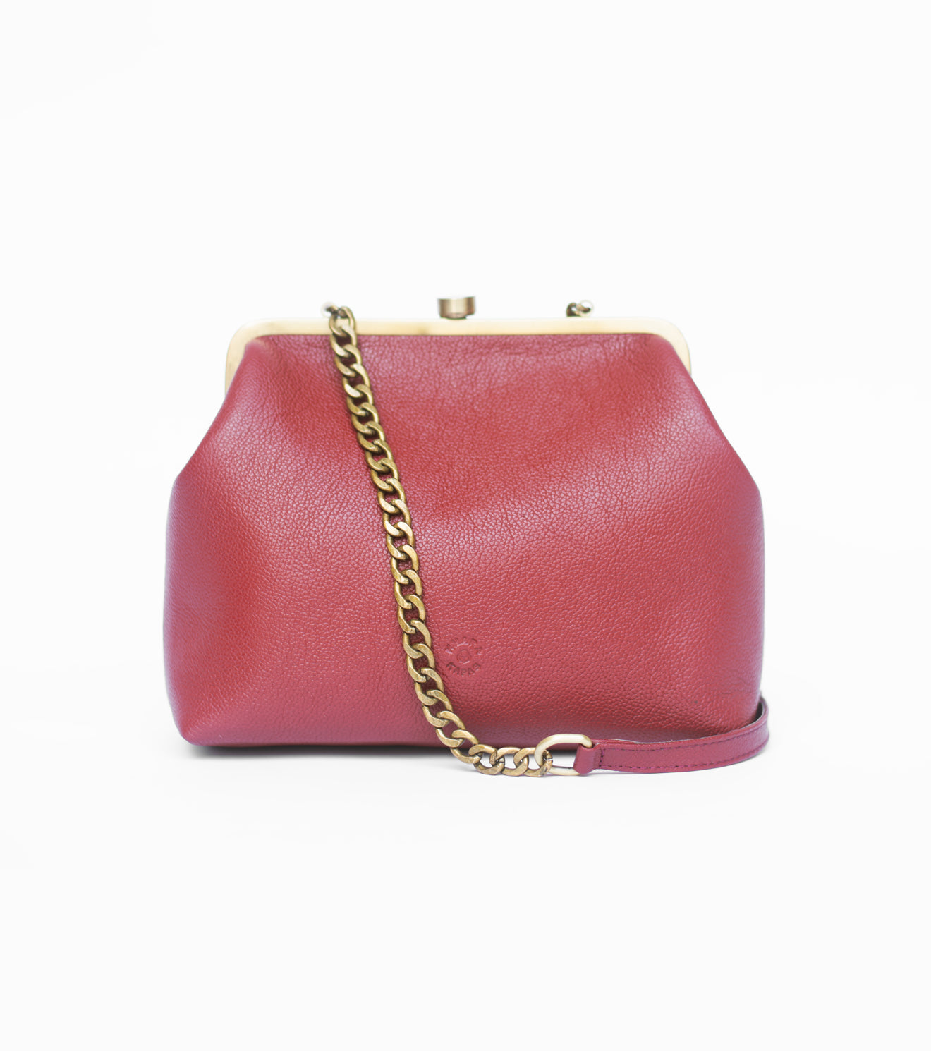 Bordeaux muse clutch