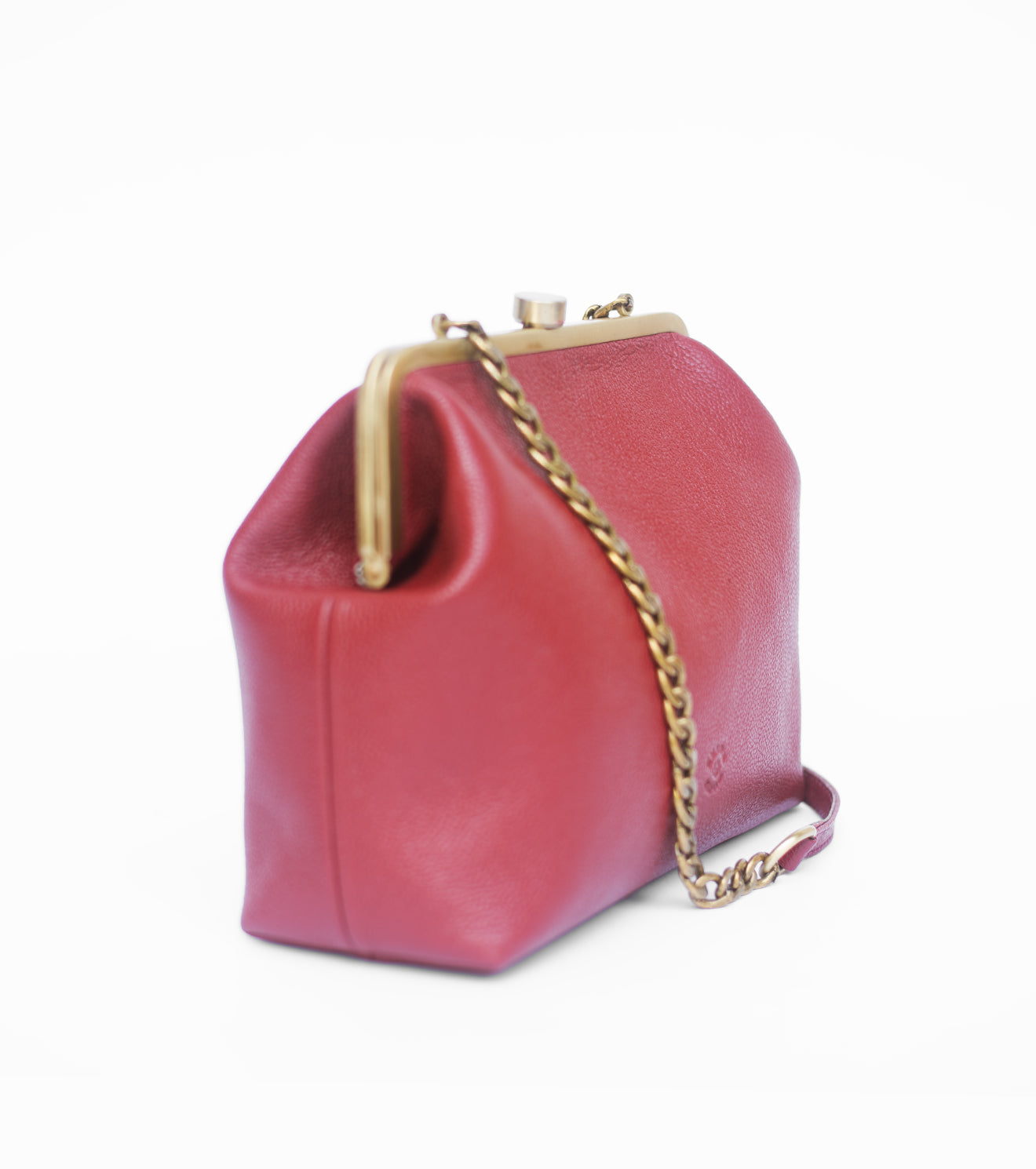 Bordeaux muse clutch