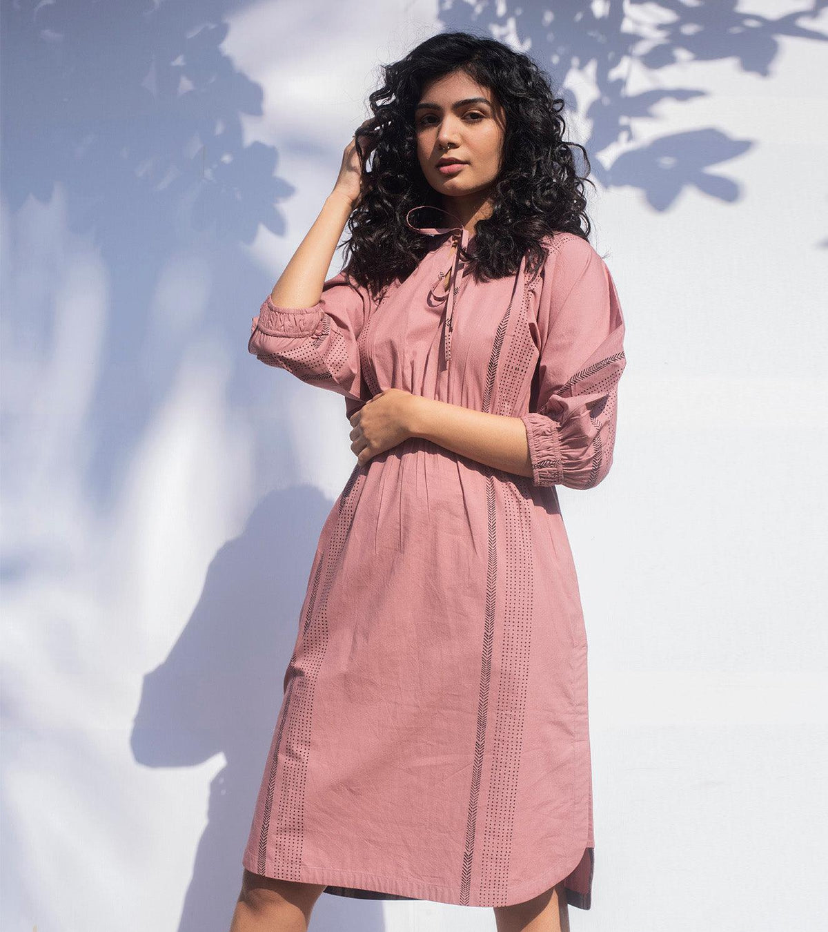 Dusty Pink Noise Dress | Relove - Khara Kapas