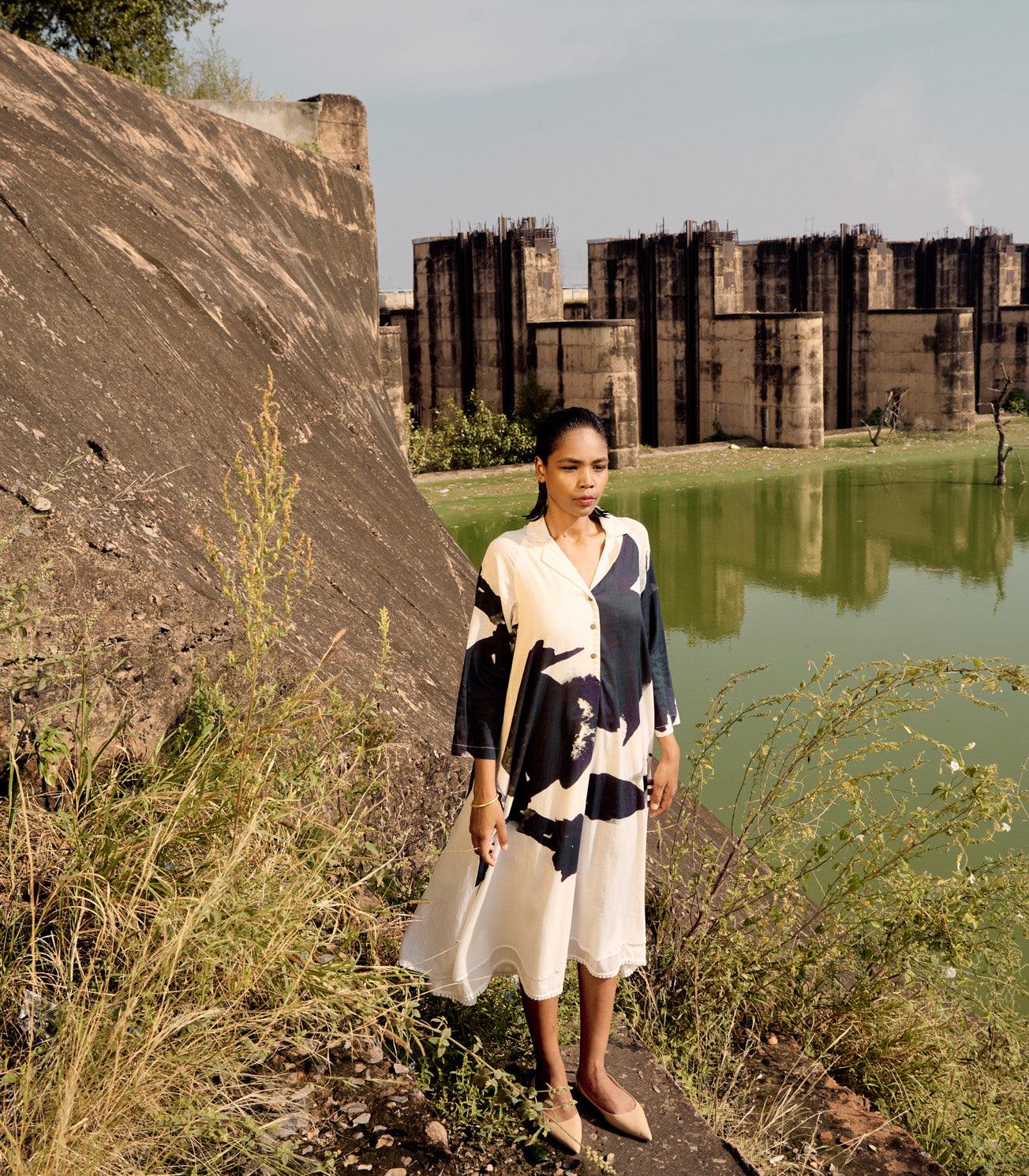 Black Phoebe dress - Khara Kapas