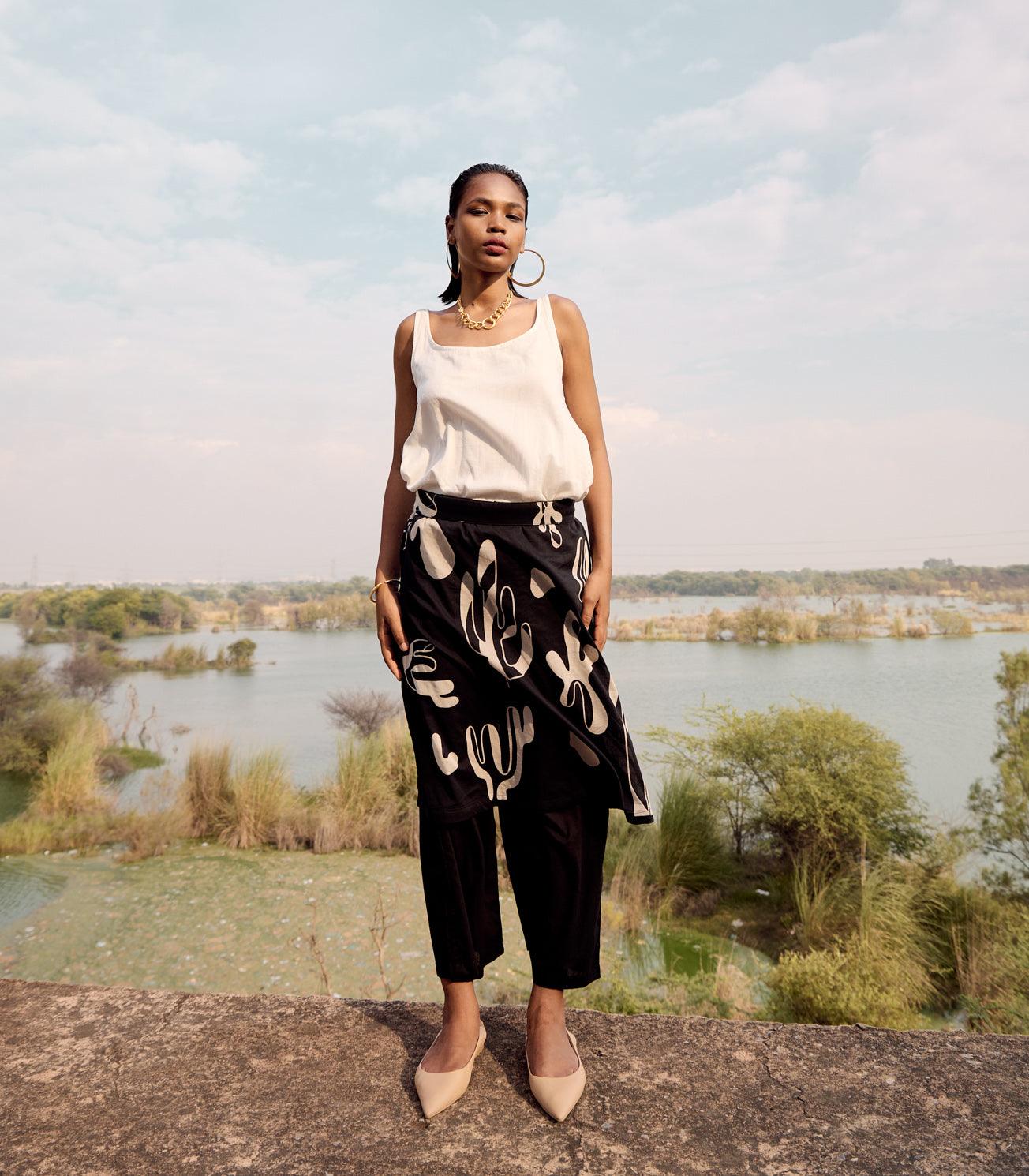 Zura skirt trouser - Khara Kapas
