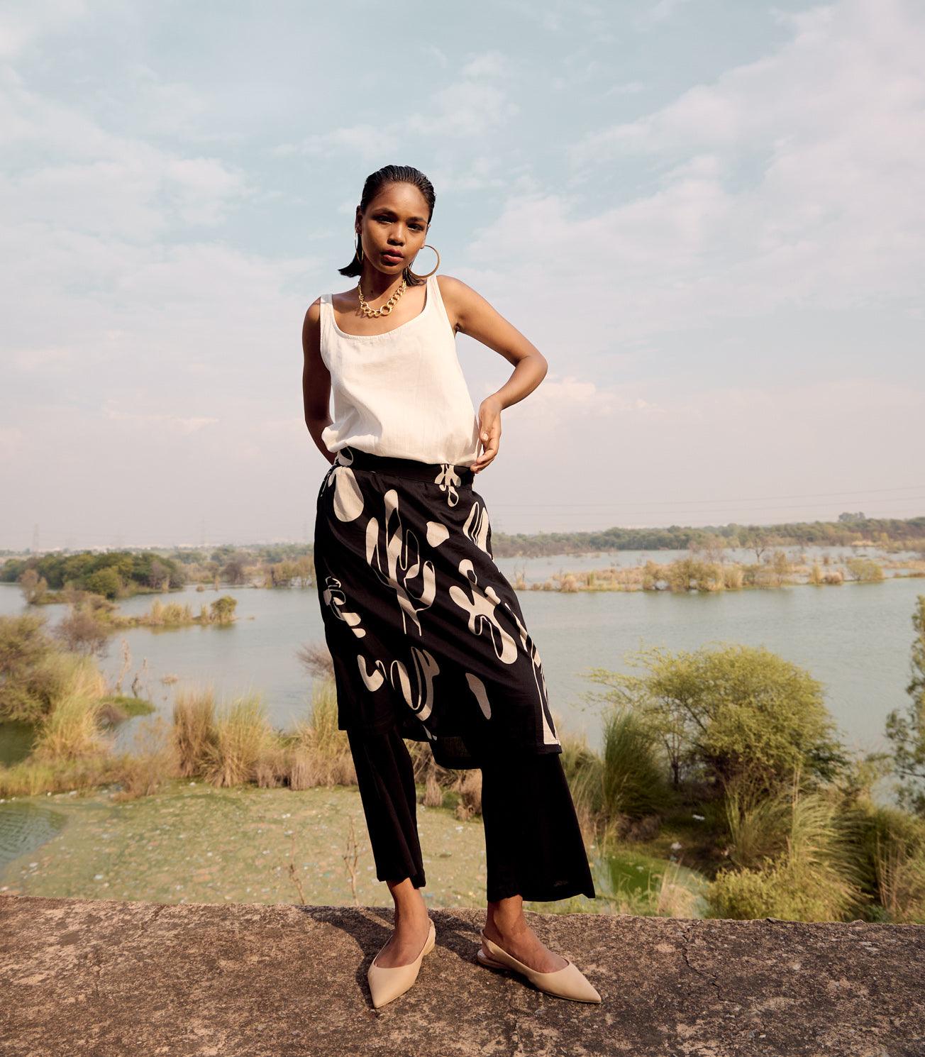 Zura skirt trouser - Khara Kapas