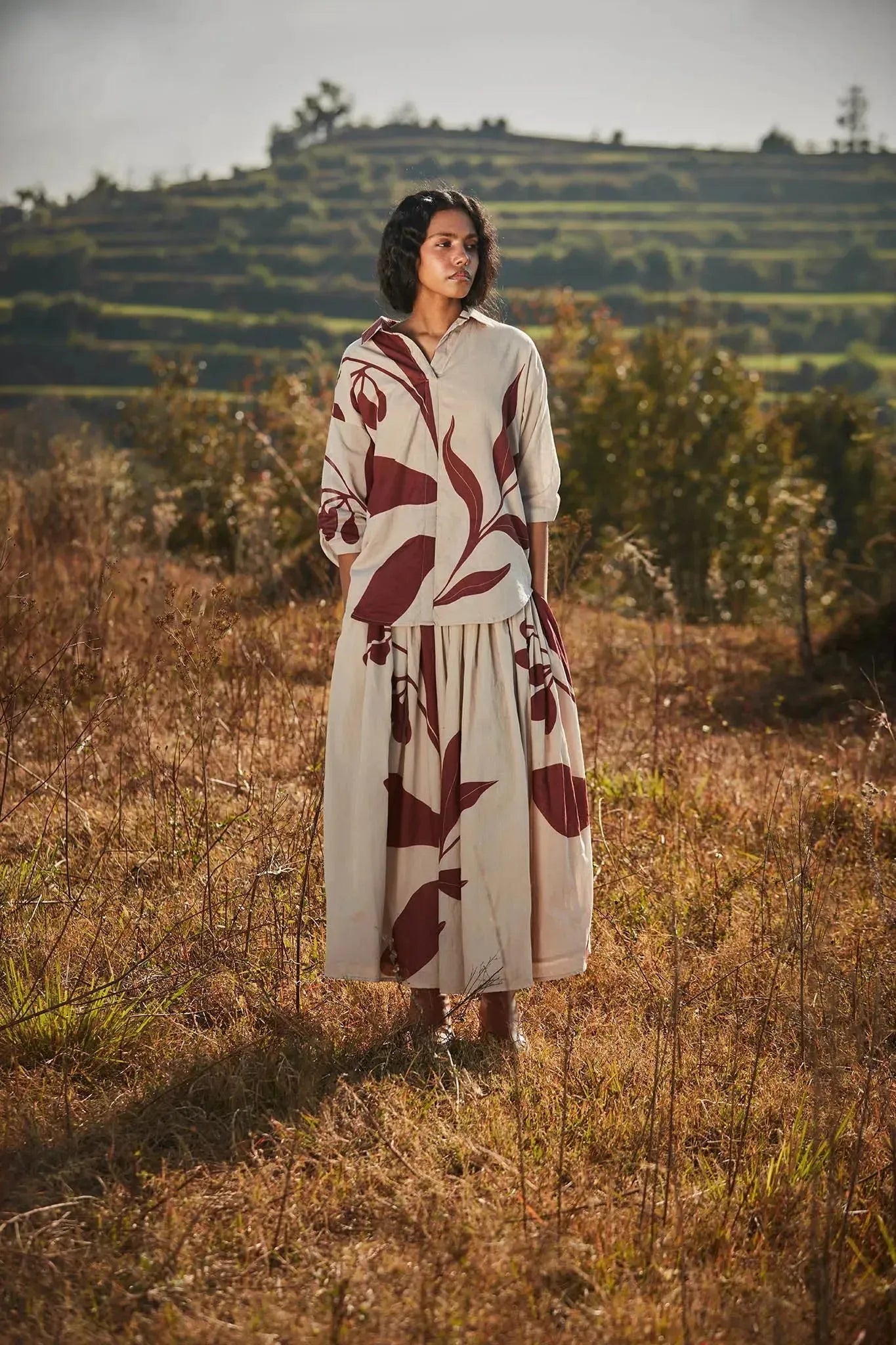 Burnt Sienna Top - Khara Kapas