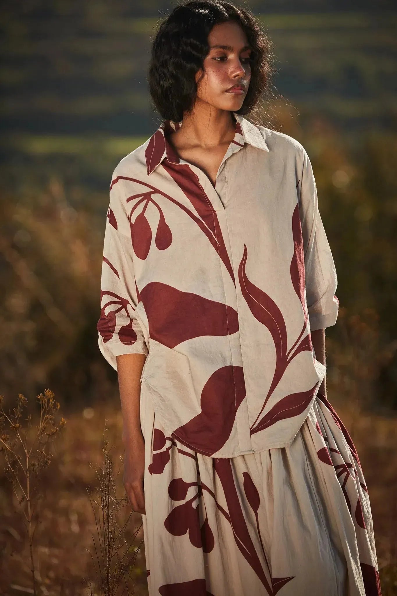 Burnt Sienna Top - Khara Kapas