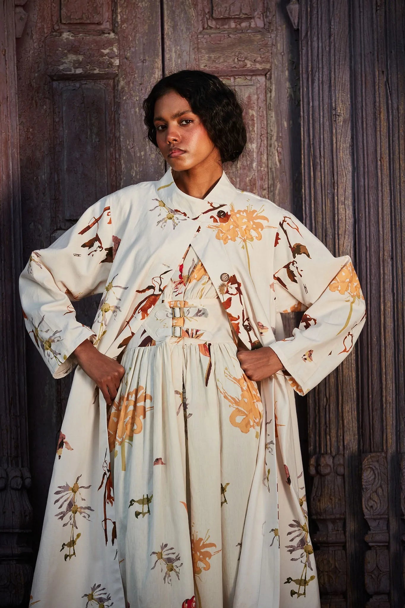 Snowcap Trench Dress - Khara Kapas