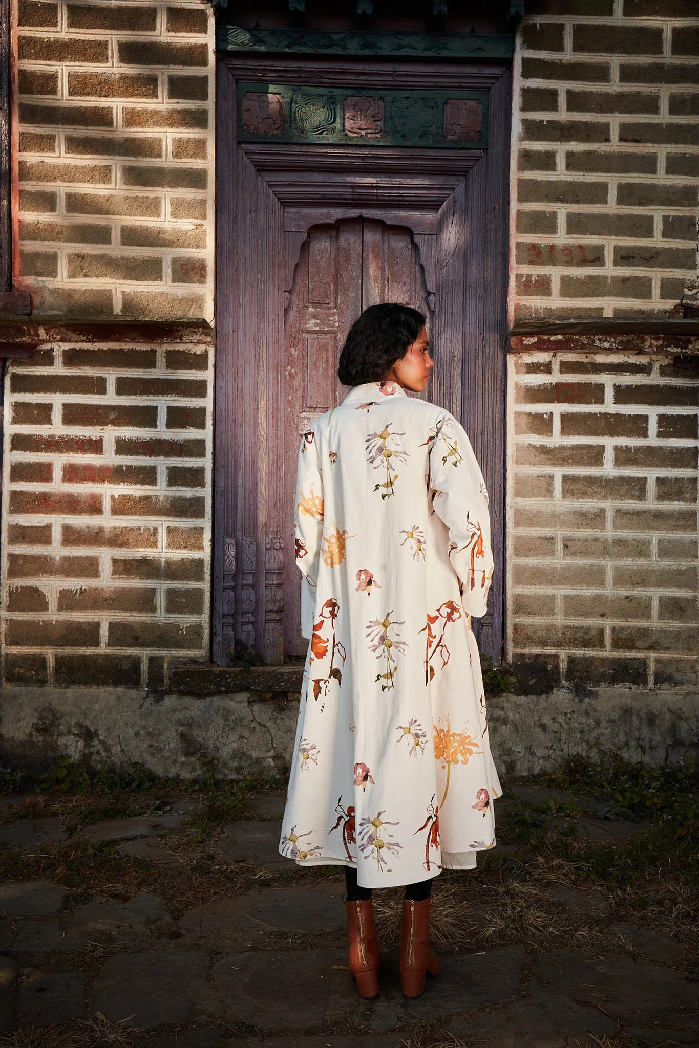 Snowcap Trench Dress - Khara Kapas