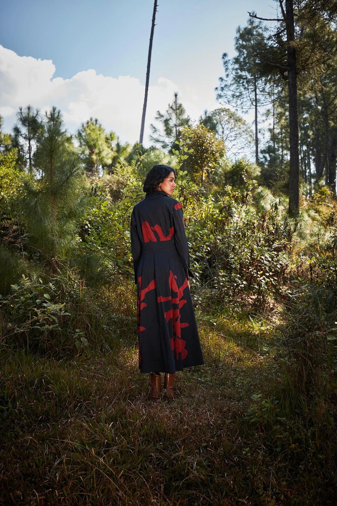 Black Woods Dress - Khara Kapas