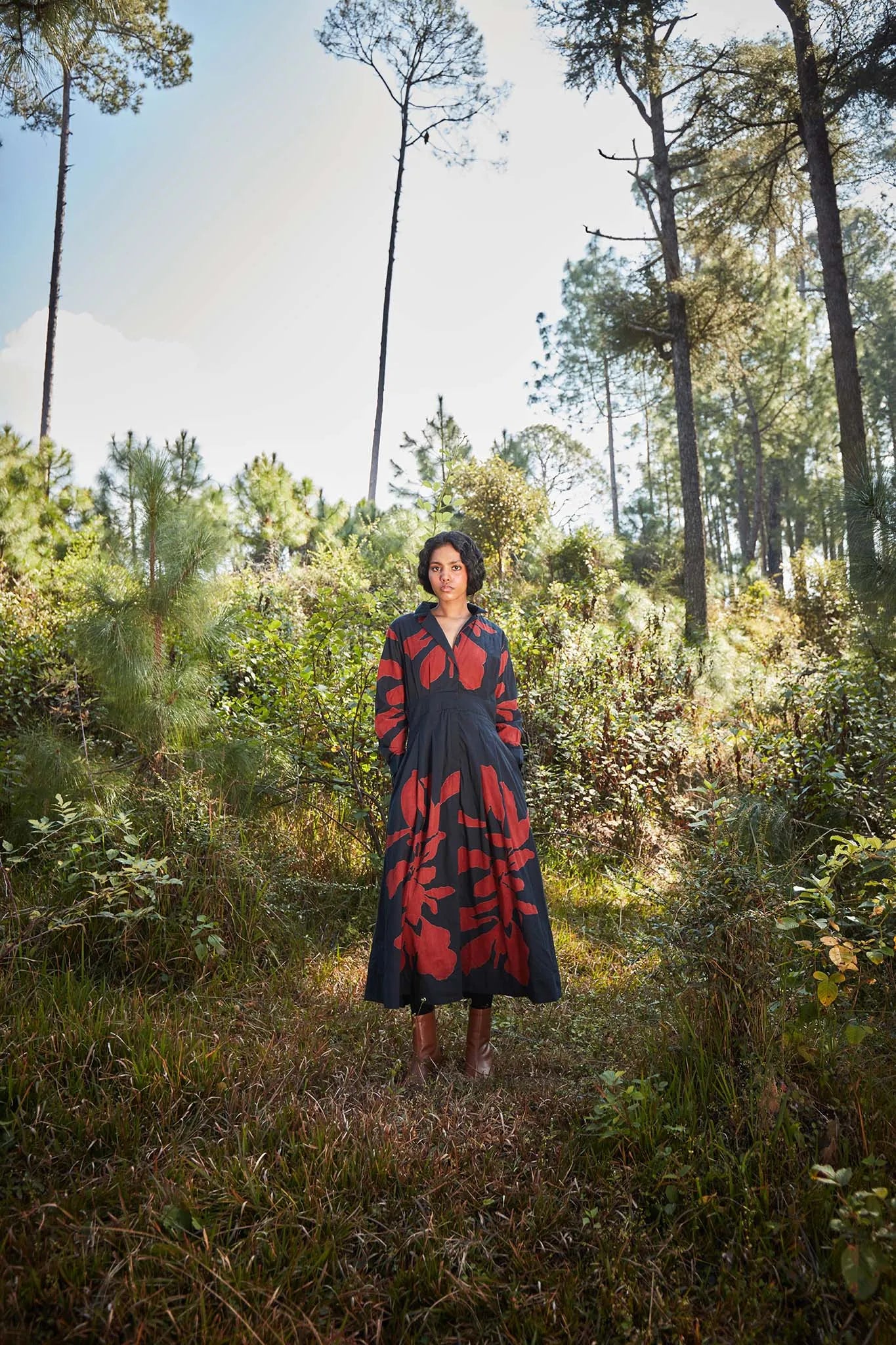 Black Woods Dress - Khara Kapas