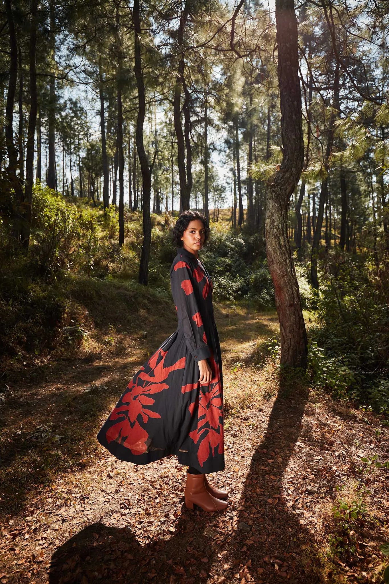 Black Woods Dress - Khara Kapas