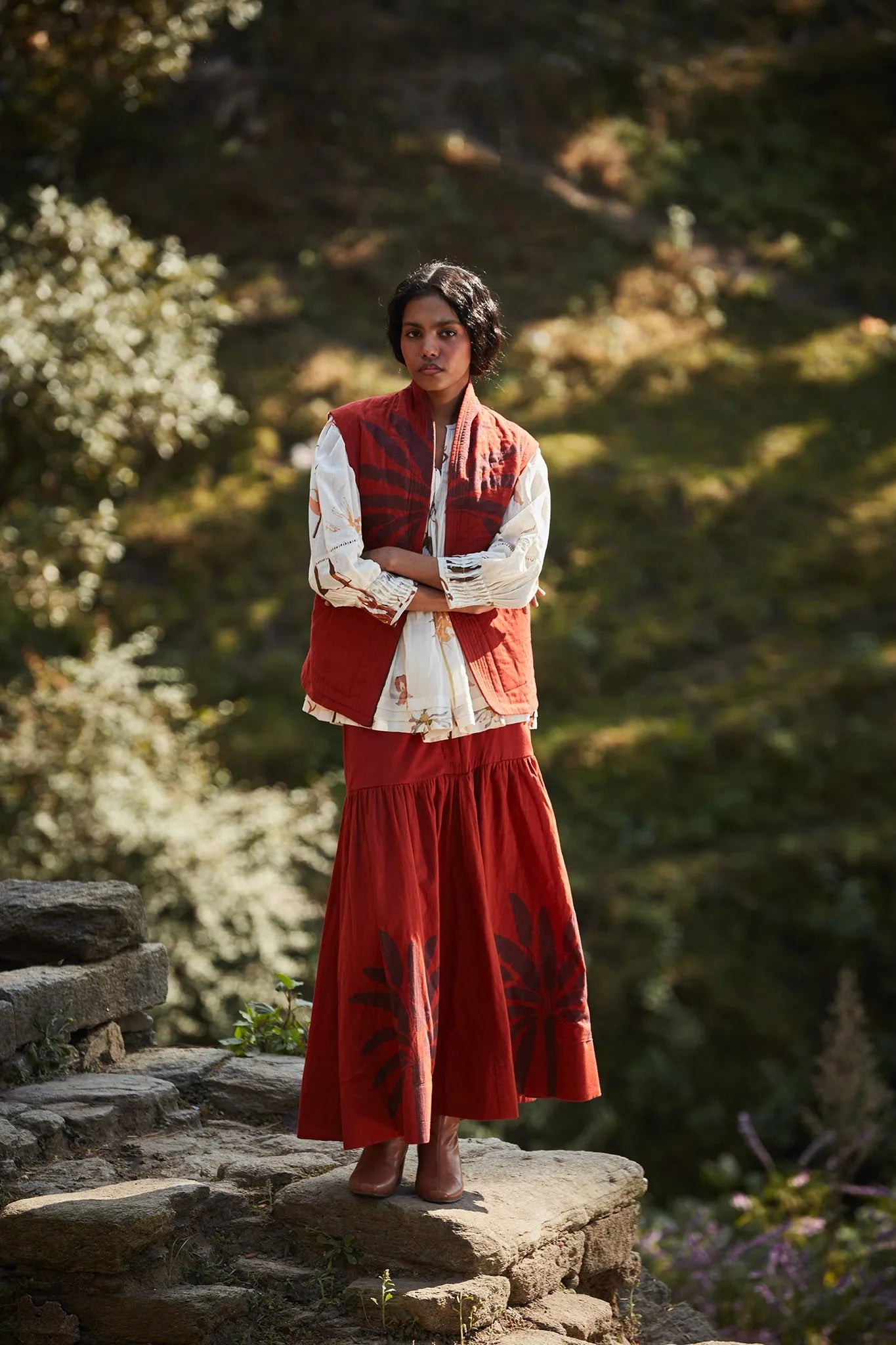 Rustic Reverie Co-ord set - Khara Kapas