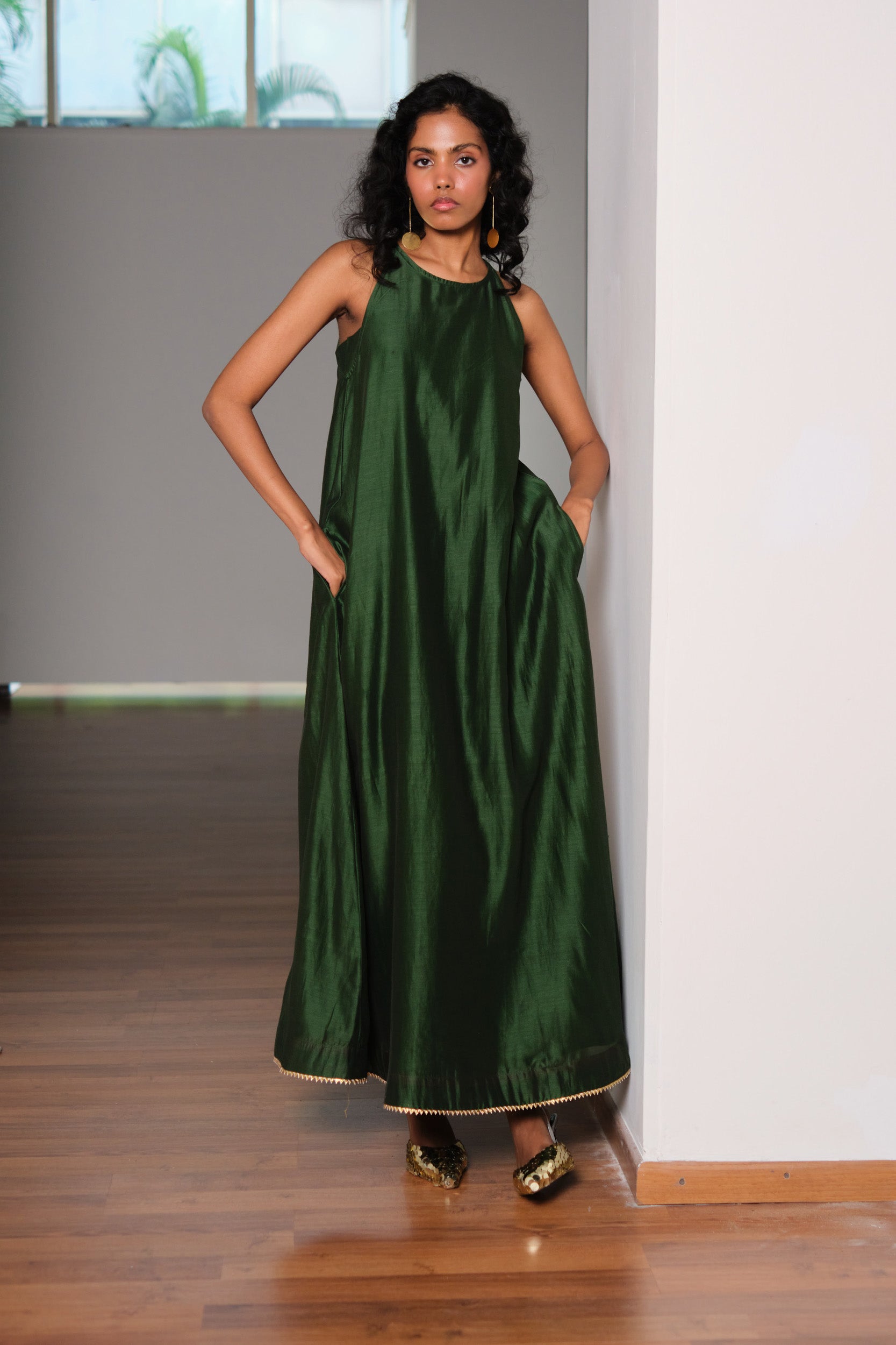 Vriksh Silk Gown