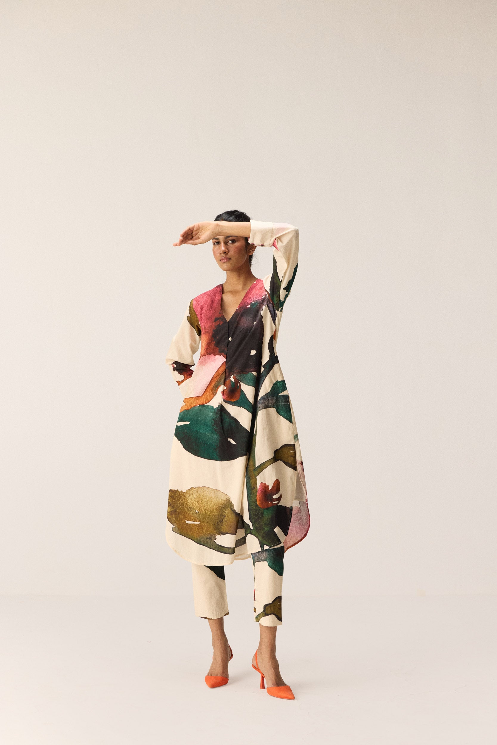 Flora Splash Kurta Set