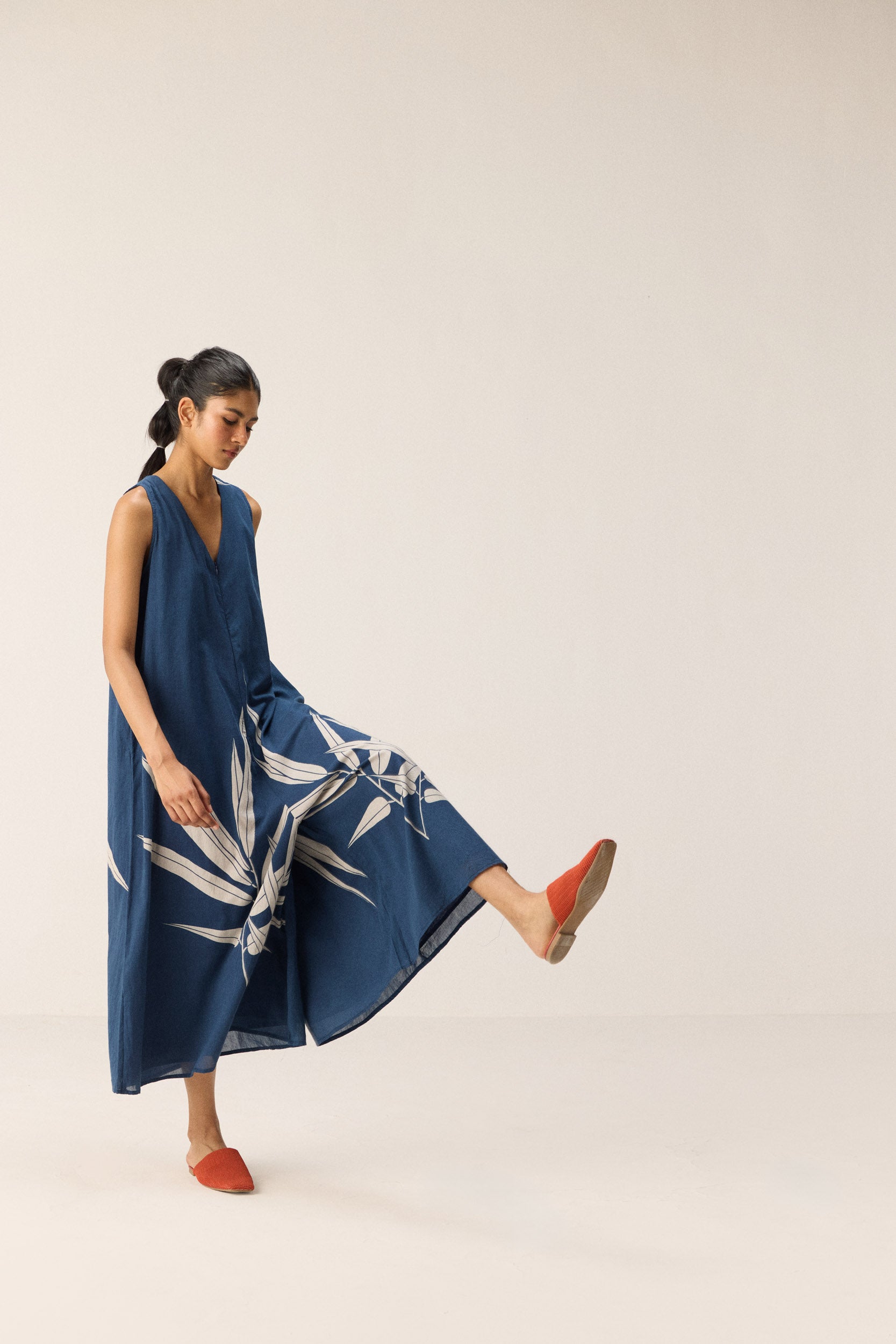 Blue Fern Jumpsuit