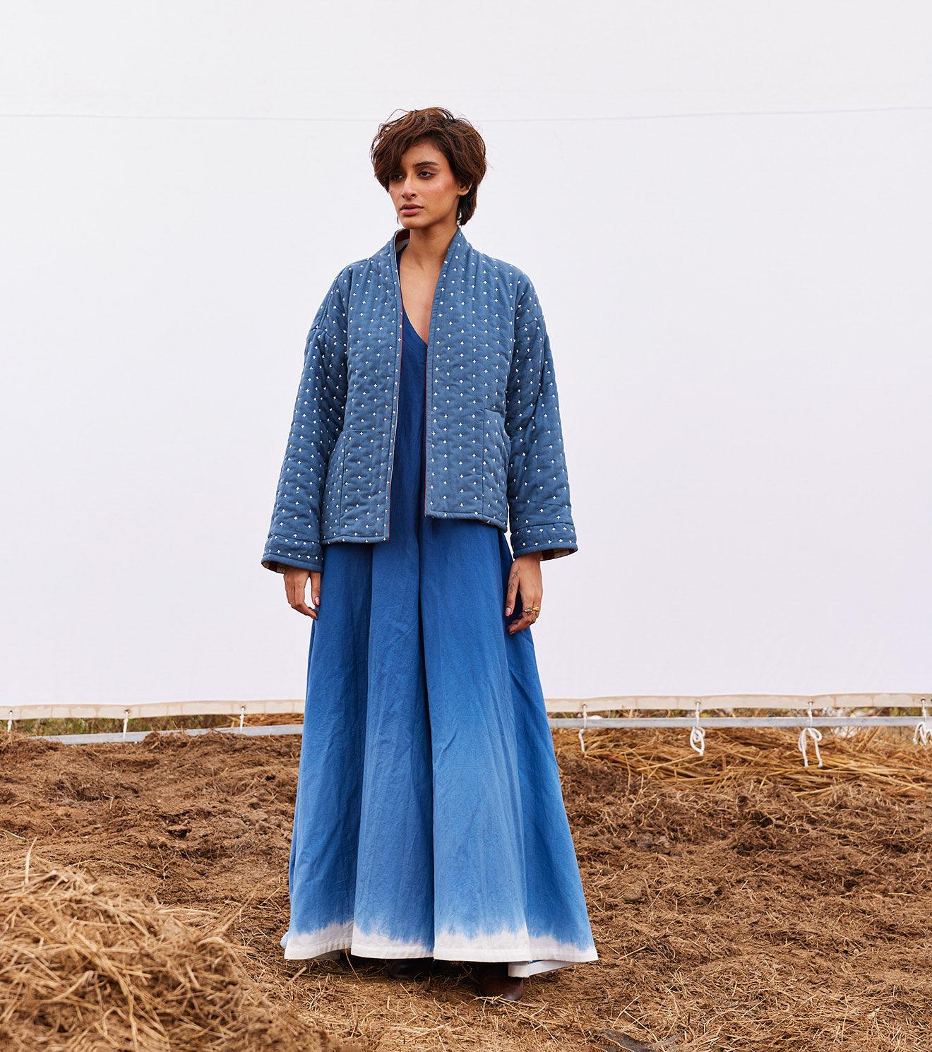Cyan jacket - Khara Kapas
