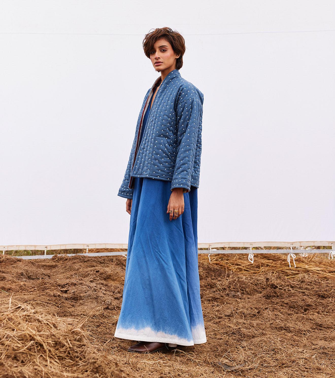 Cyan jacket - Khara Kapas