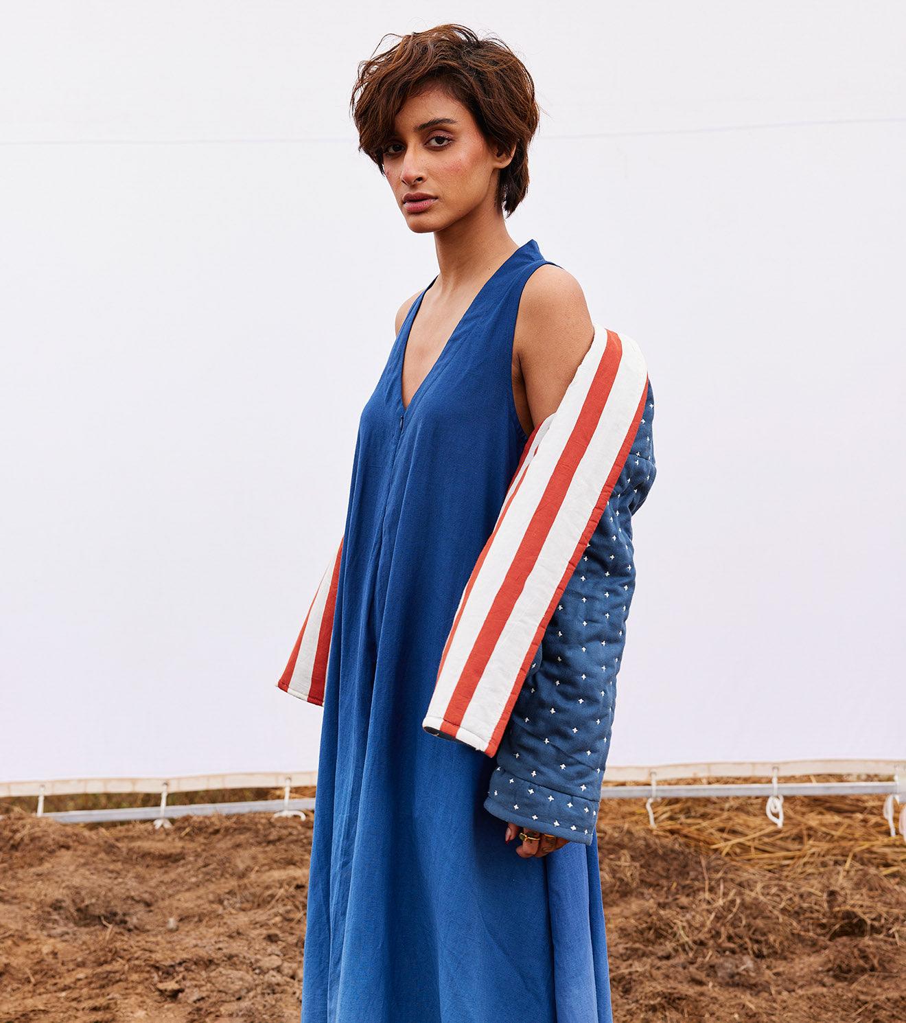 Cyan jacket - Khara Kapas