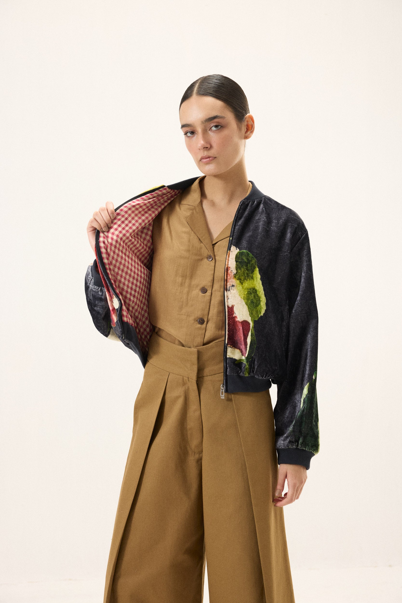 Graphite Bomber Jacket