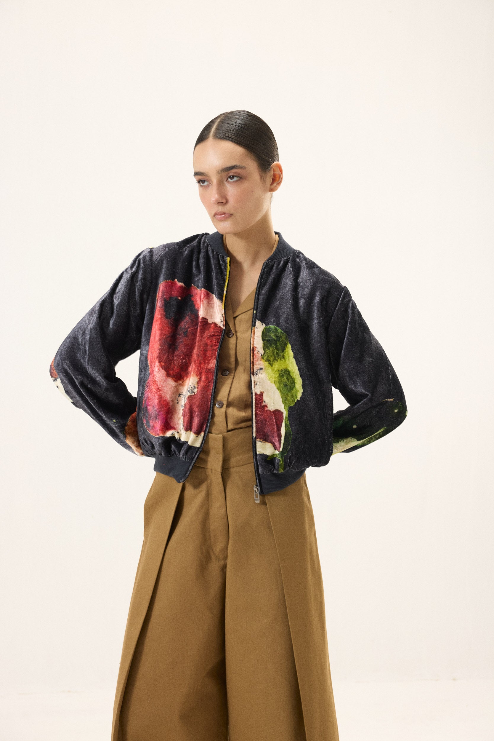 Graphite Bomber Jacket