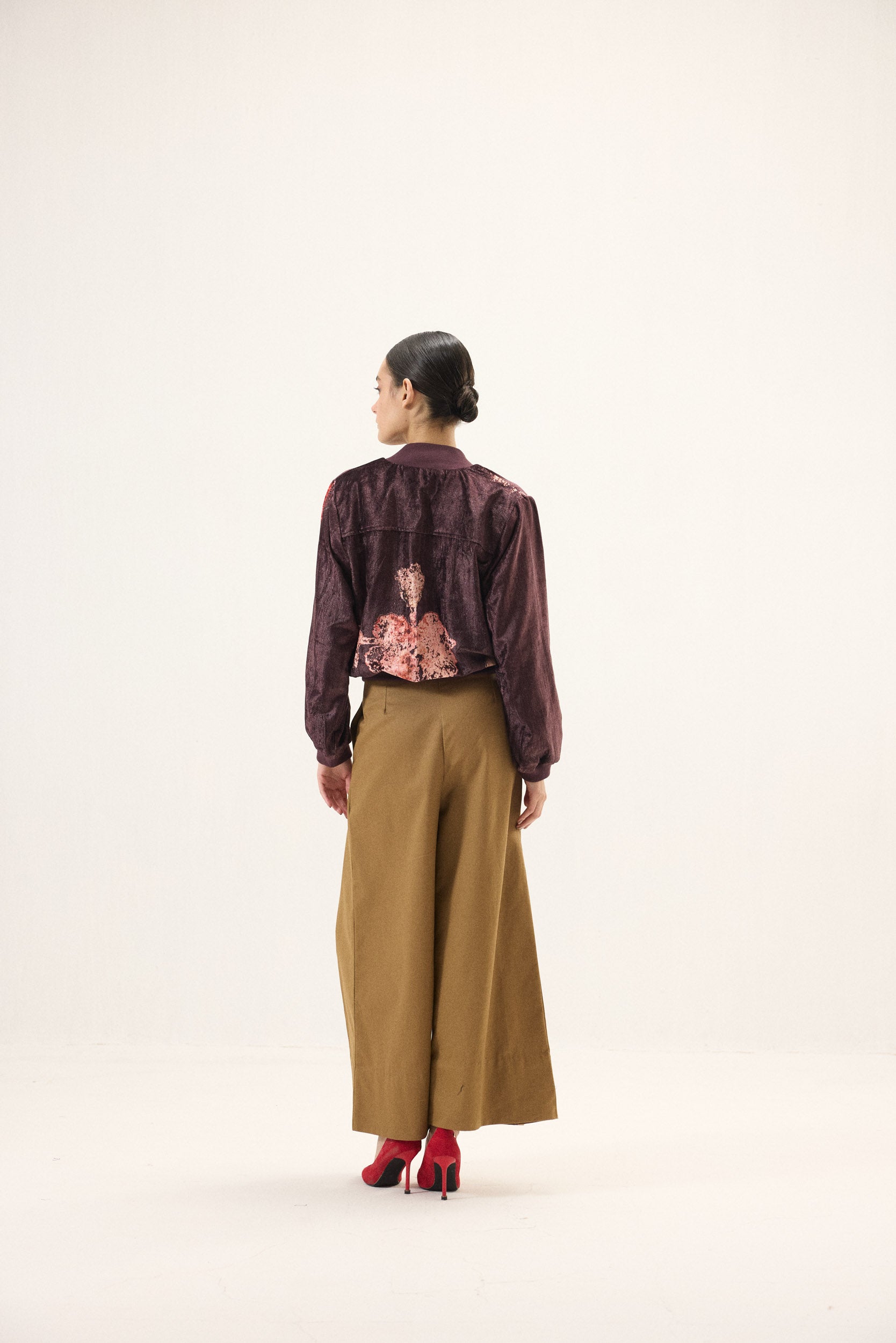 Plum Blossom Bomber Jacket