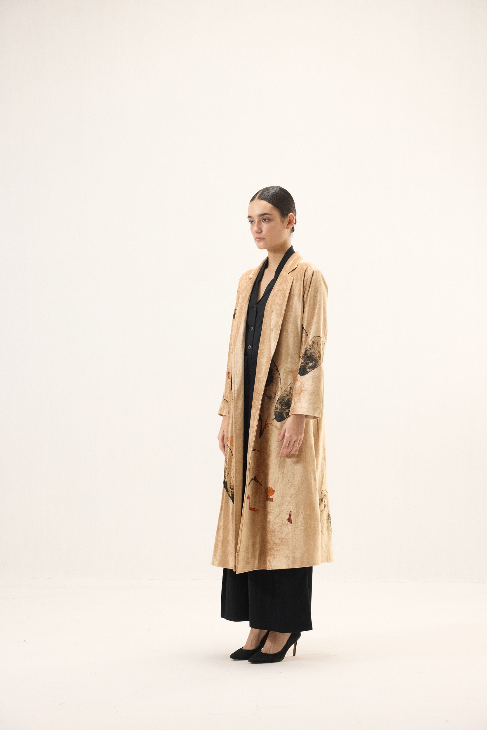 Soft Gold Trench Coat