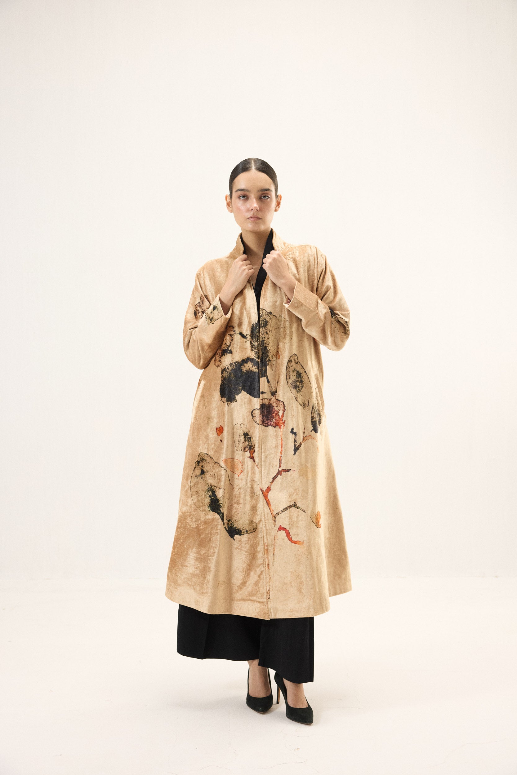 Soft Gold Trench Coat