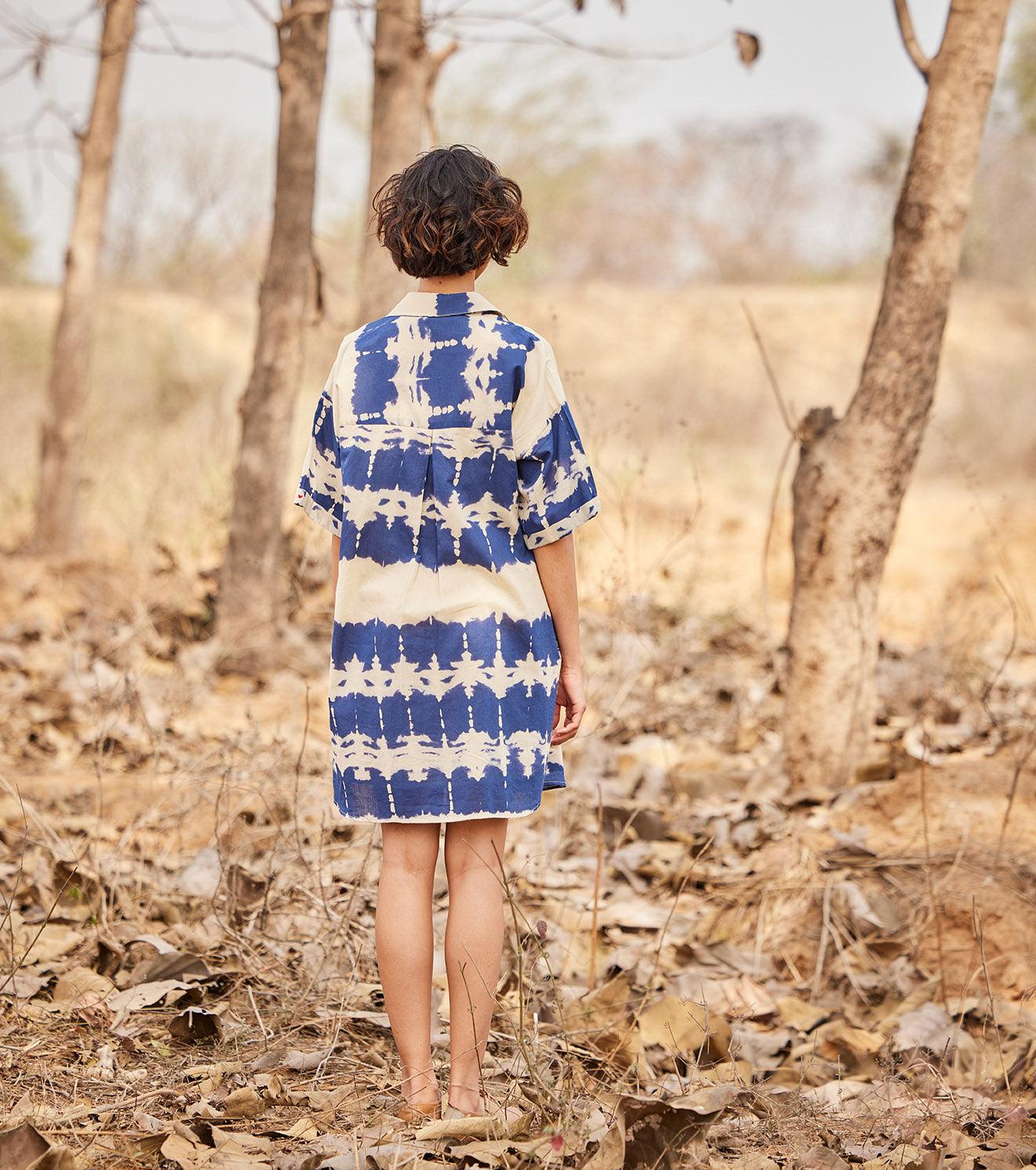 Barish Shirt Dress - Khara Kapas