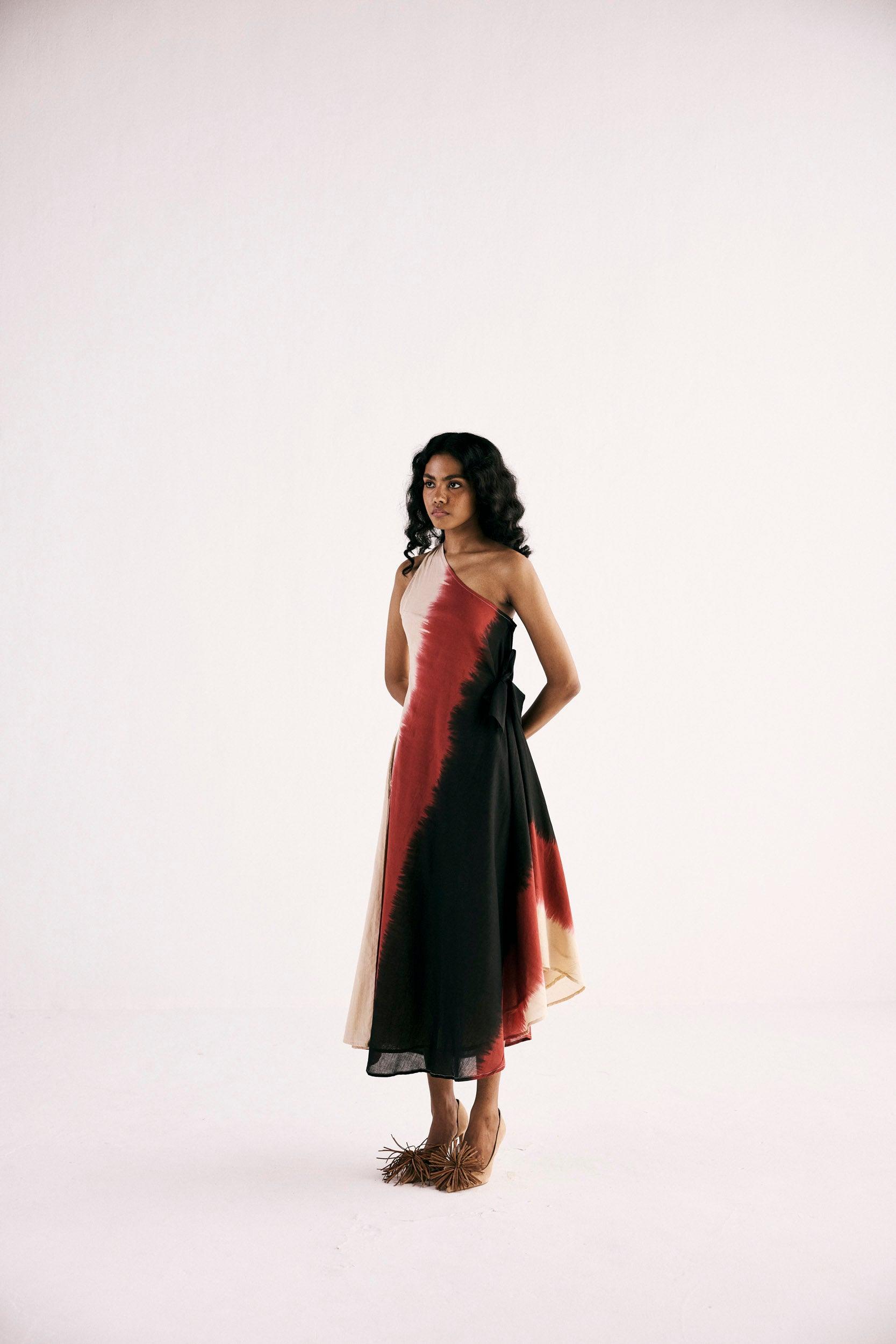 Red Horizon Dress - Khara Kapas
