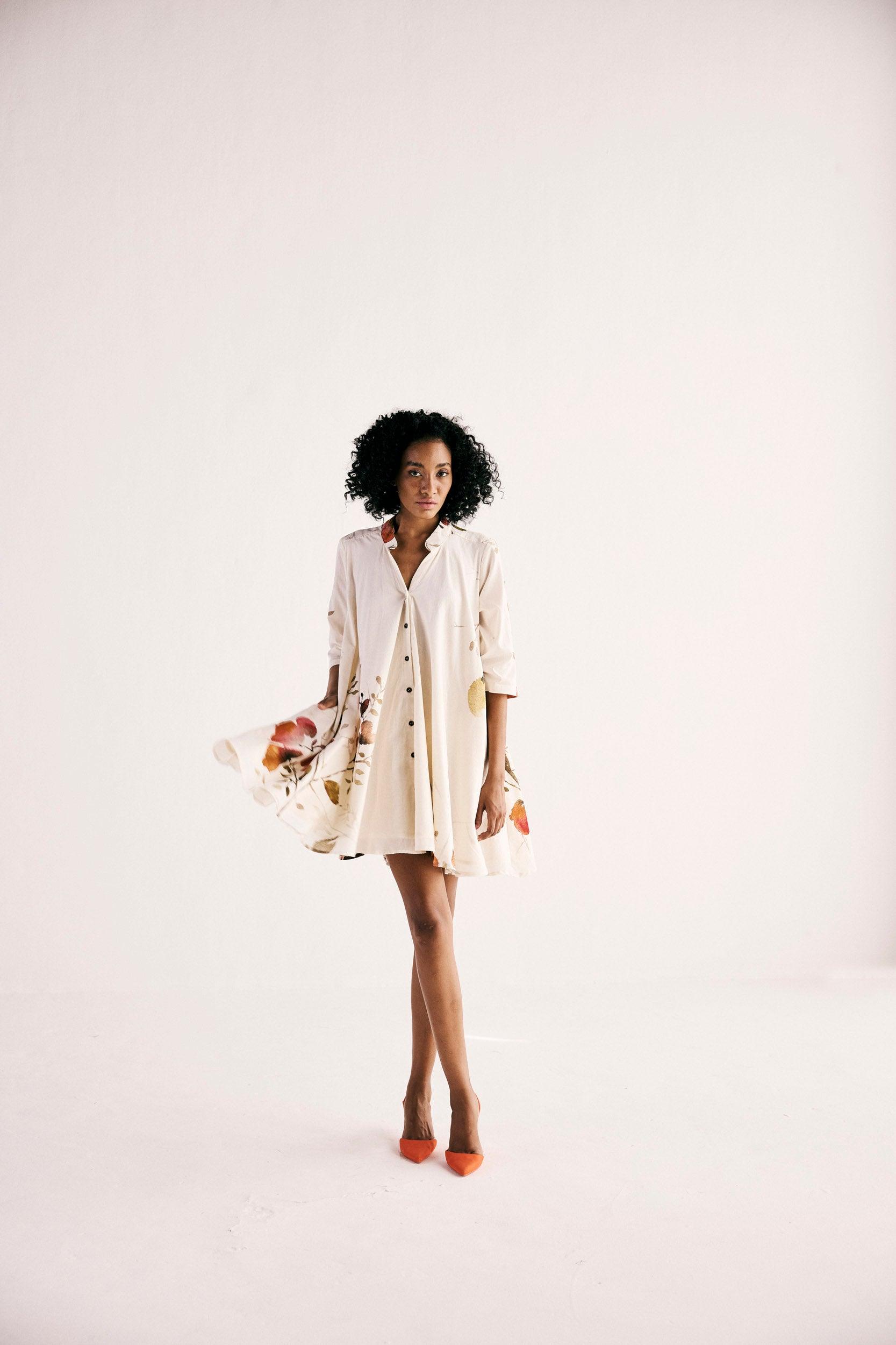 Hibiscus Swing Dress - Khara Kapas