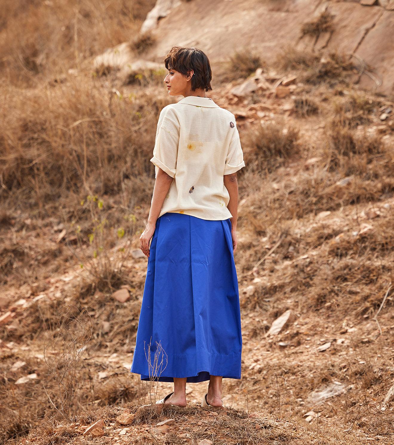 Tez Neela skirt - Khara Kapas