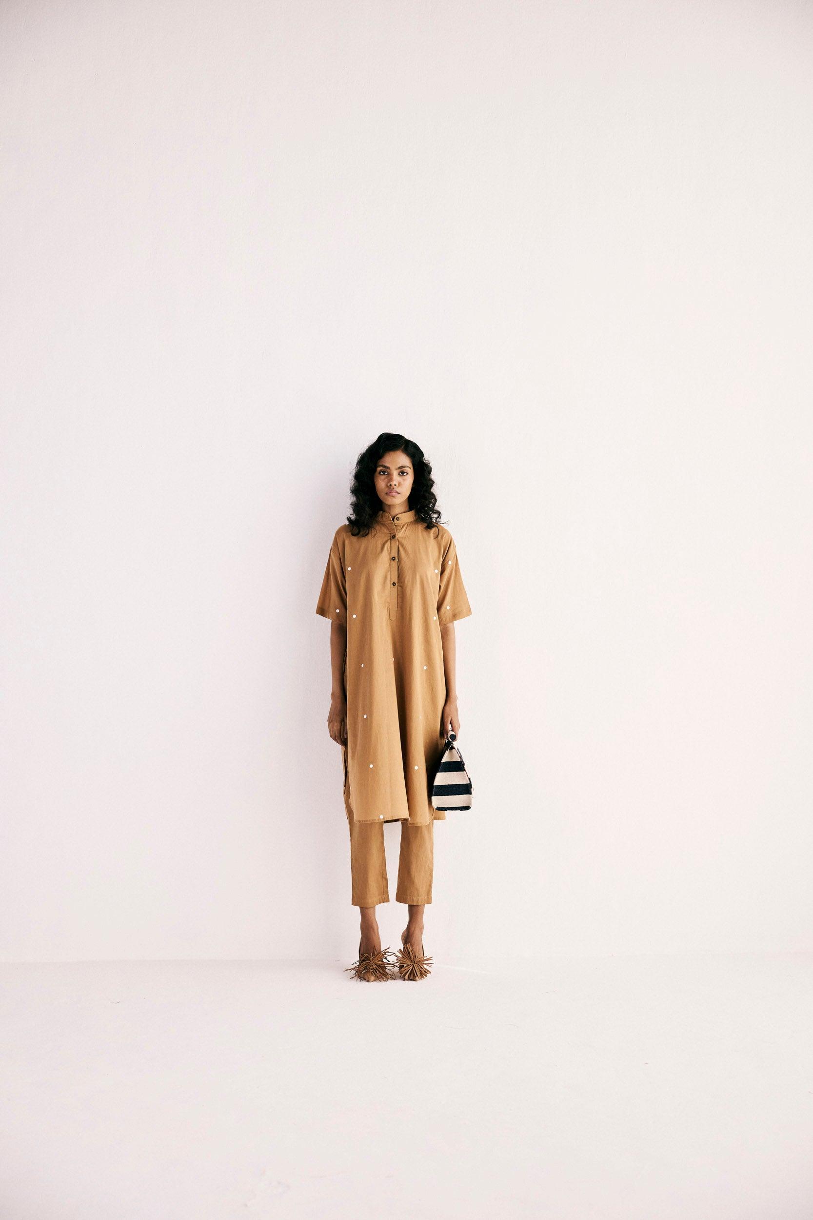 Sand Kurta set - Khara Kapas
